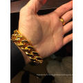 Bracelet néo-gothique en gros personnalisé pour les hommes Bracelet de bracelet en acier inoxydable de chaîne à troncé inoxydable Amazon